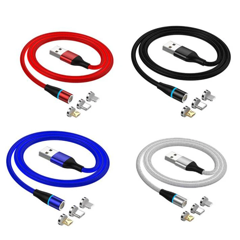Магнитный зарядный кабель Micro USB для iPhone Samsung Android мобильный телефон провод