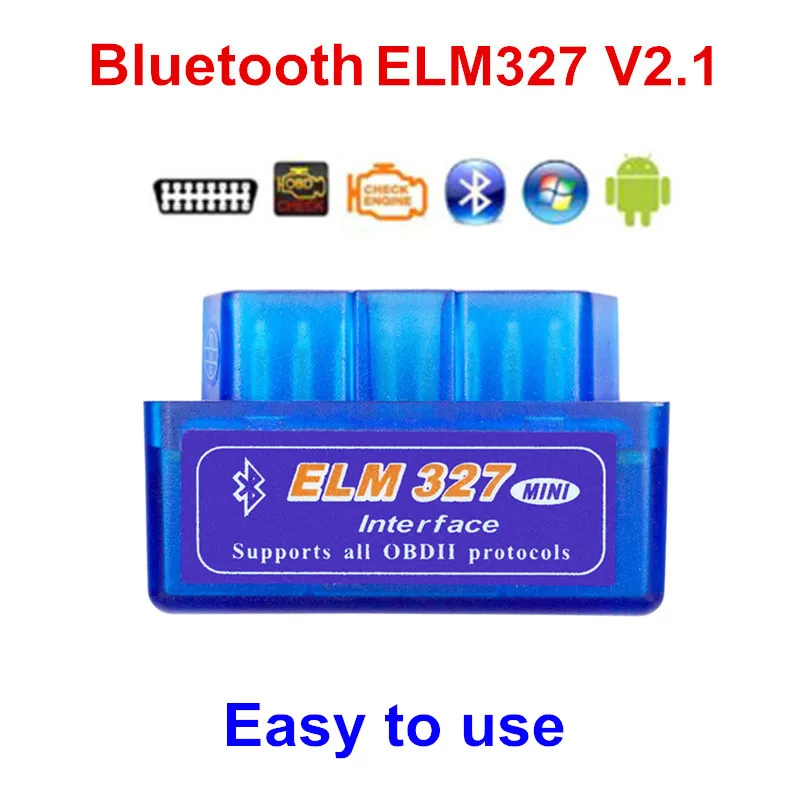 2019 Супер Мини ELM327 Bluetooth V2.1 OBD2 автомобильный диагностический инструмент ELM 327 для