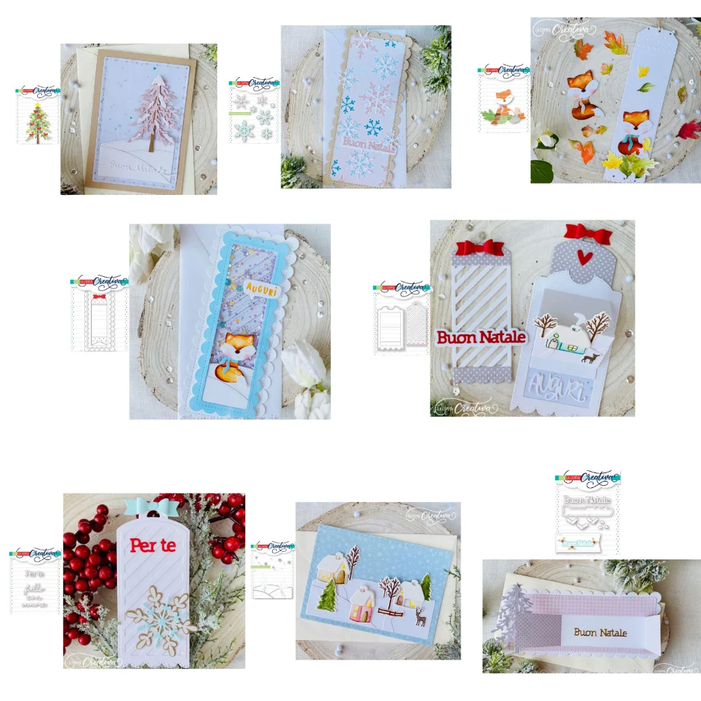

Nov. 2021 Parper Metal Cutting Dies With Christmas Series DIY Scrapbooking Photo Album Decorative Embossing PaperCard Crafts