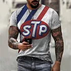 Мужская футболка с короткими рукавами, легкая дышащая футболка с 3D-принтом в европейском и американском стиле, 2021