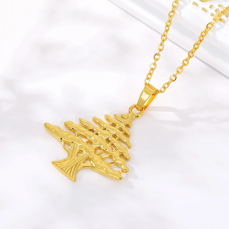 

2021 New Fashion Gold Sliver Color Creative Christmas Tree Pendant Necklace Women Chain On The Neck Girls Cute Jewelry Gifts