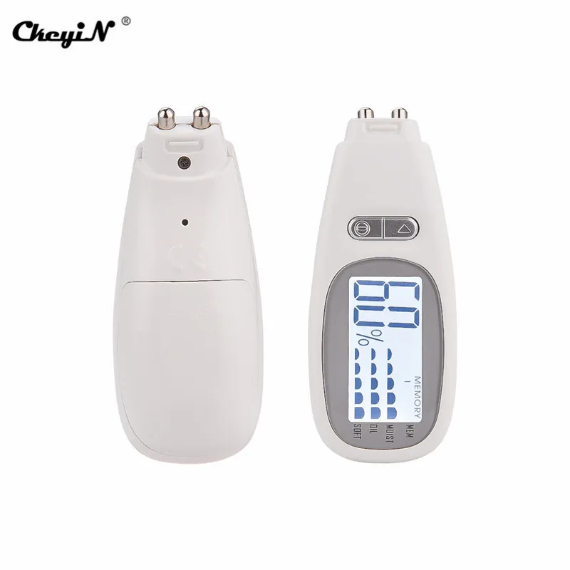 Цифровой анализатор влажности кожи лица с ЖК дисплеем масла для датчик тестер