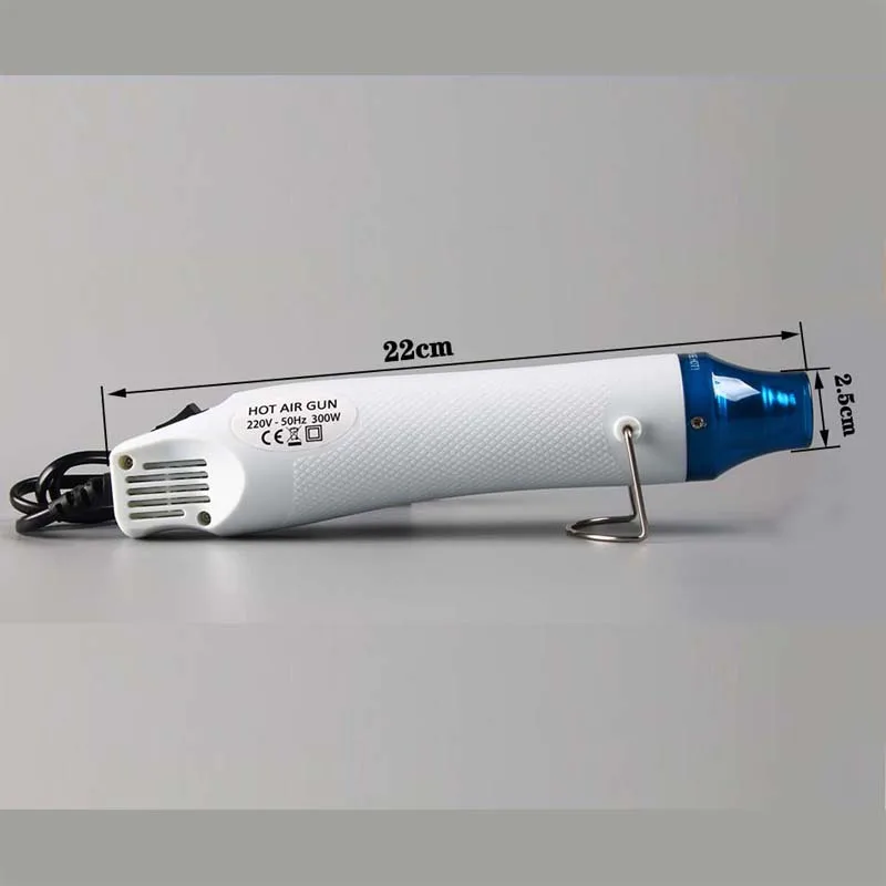 220 В 300 Вт DIY горячего воздуха пистолет тепловой Электроинструмент с опорное место