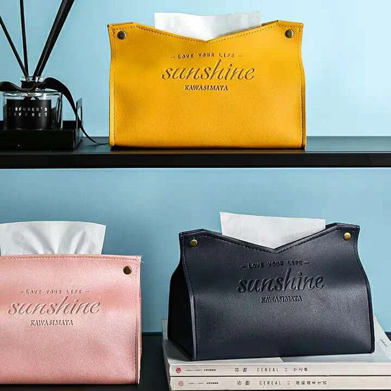 Кожаная Коробка для салфеток коробка в виде знаменитостей из Интернета хранения