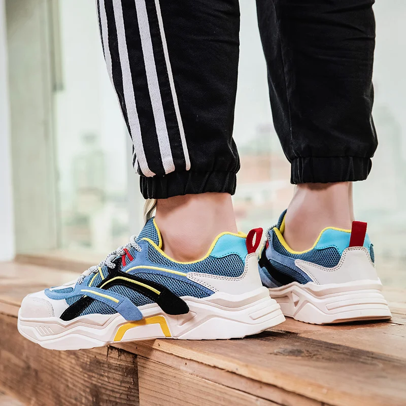 Мужские удобные кроссовки черные повседневные новинка 2020 |