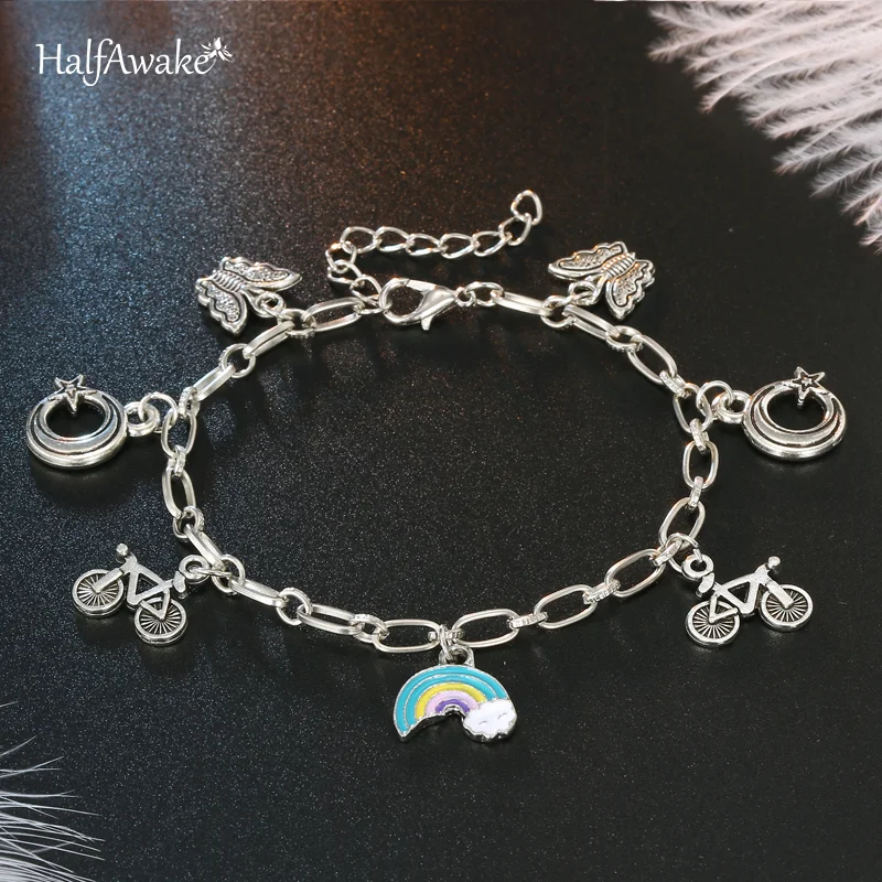 

Starfish Shell Foot Bracelet Women enkelbandjes sieraden Charms Ankle Bracelet cheville femme Chains Women Girls Vintage Jewelry