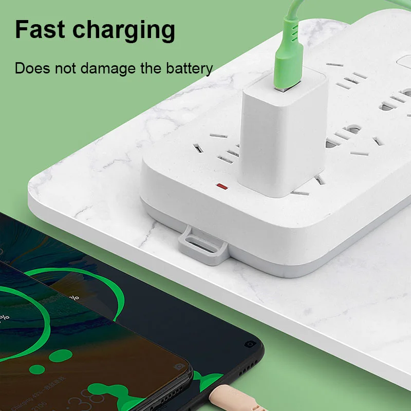 

ANSEIP USB Charging cable For iPhone Xiaomi Huawei Samsung IOS Android Fast Charging 3A USB Cord Micro Type-c Phone charger wire