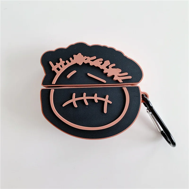 

Silicone Case for Airpod 3D Wry Face for Airpods 1 2 Case Shockproof Charging Box Protective Cover Skin Accessories for Airpod