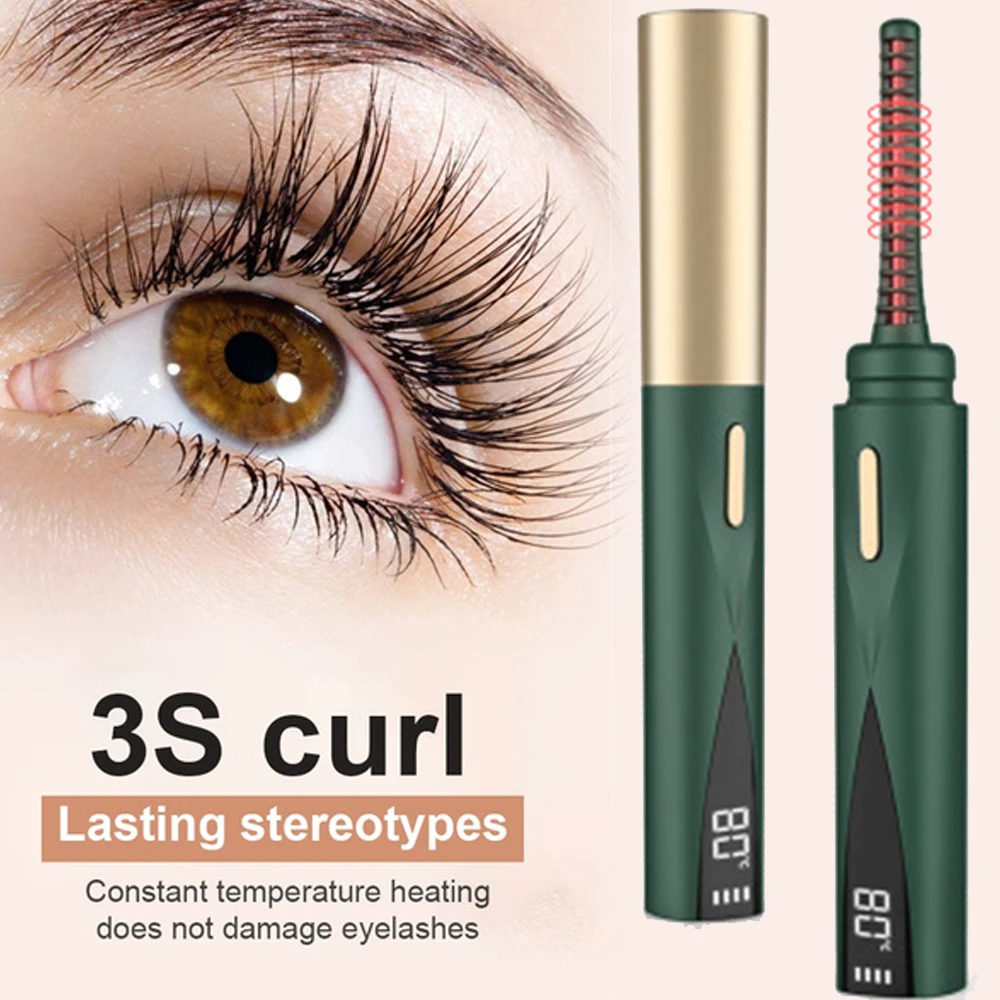 

Щипцы для завивки ресниц Aurora Green с ЖК-дисплеем и регулировкой температуры