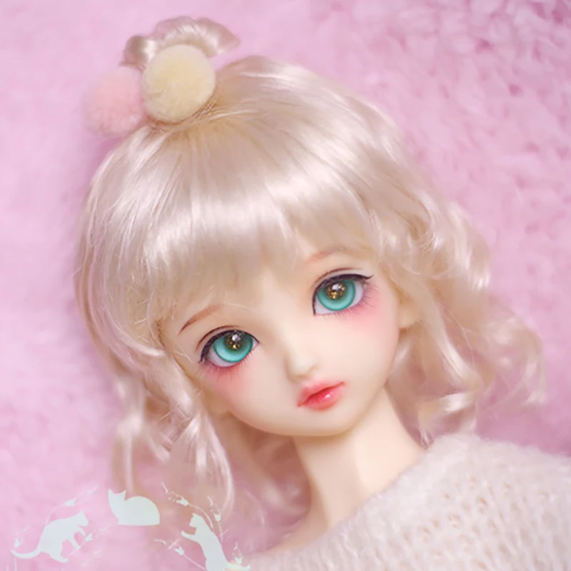 Bybrana BJD кукла с имитацией парик из 1/3 1/4 1/6 1/8 молока Чай белый красный коричневый