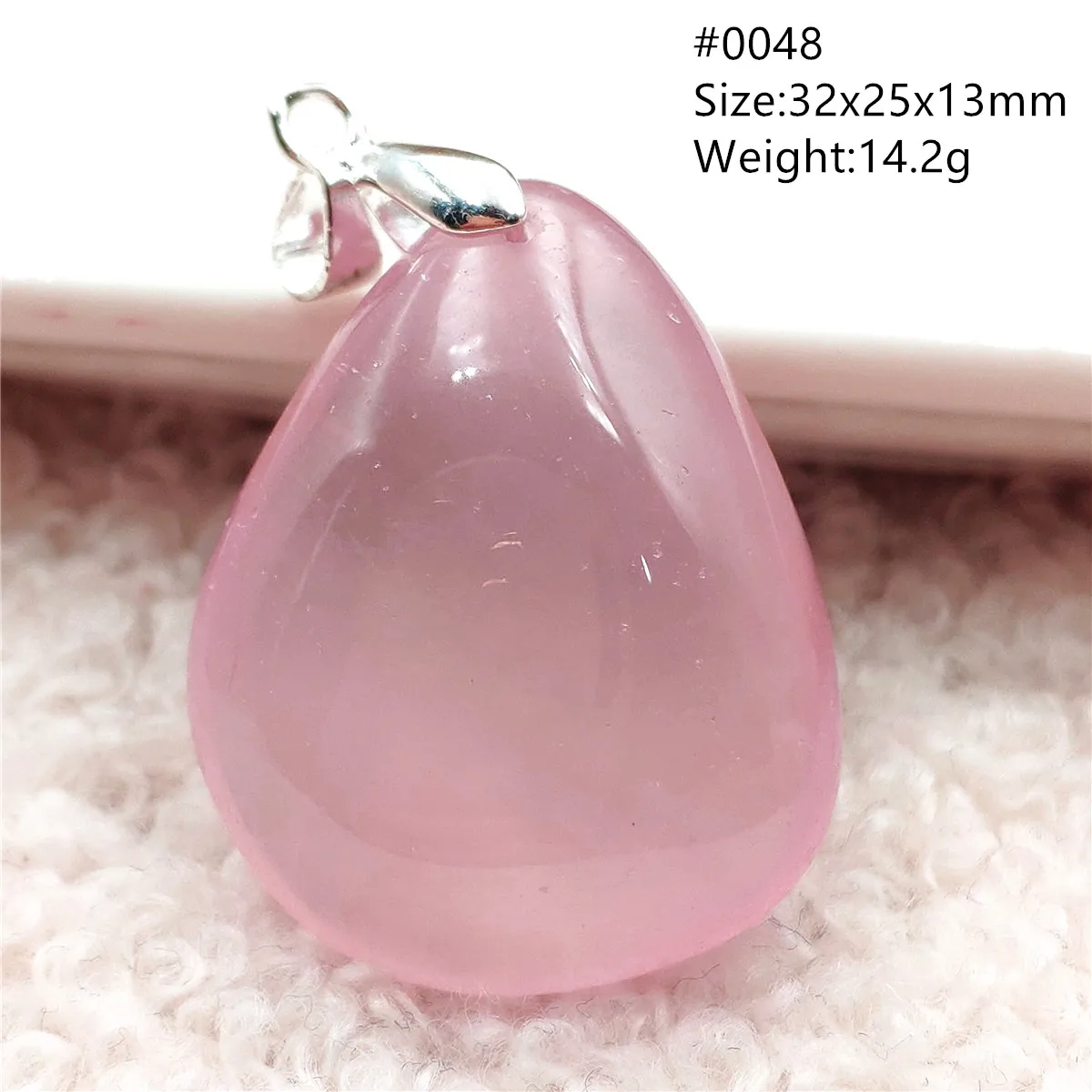 Подлинный натуральный розовый кварц женский кулон мадагаскарское ожерелье Капля воды подарок любви кристаллическое ожерелье AAAAA кулон розовый кварц овал биж сплав 5 см