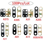 100 шт., стеклянные объективы для камеры Samsung A02S A31 A51 A71 A30S A50S A70S A21S A11 A20 A30 A50 A40 A70 A01