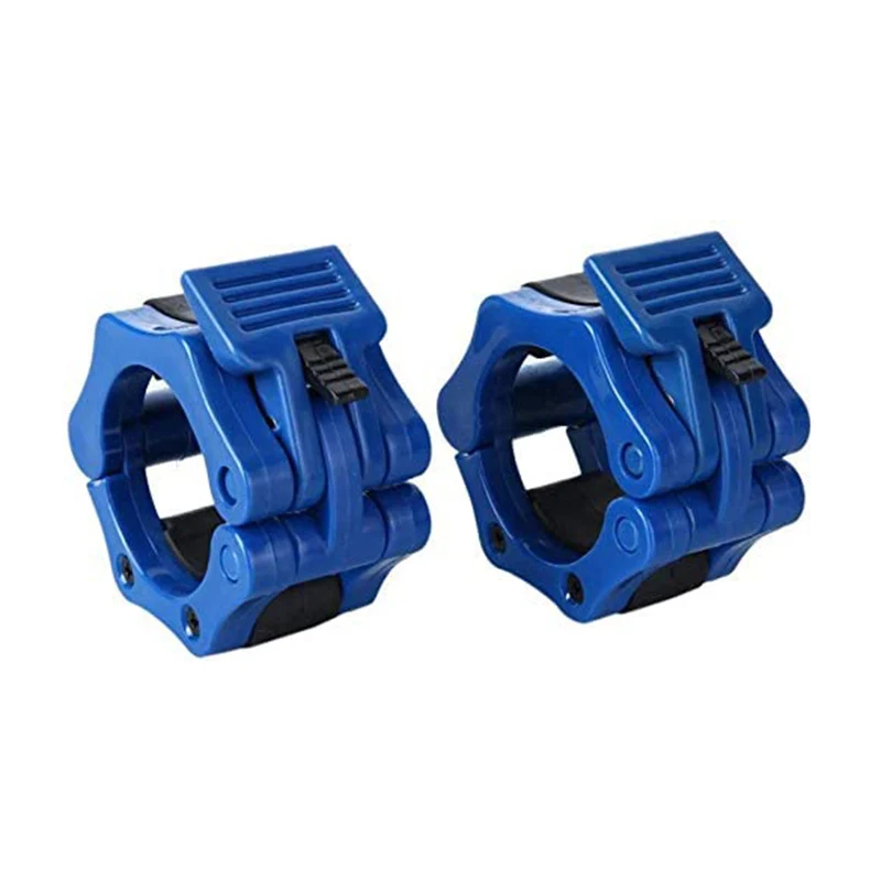 

Olympic Barbell Clamps, Quick Release Non-Slip Barbell Collars Clips for 2-Inch Pro Olympic Weight Bar Plate, Lockdown Weight Cl