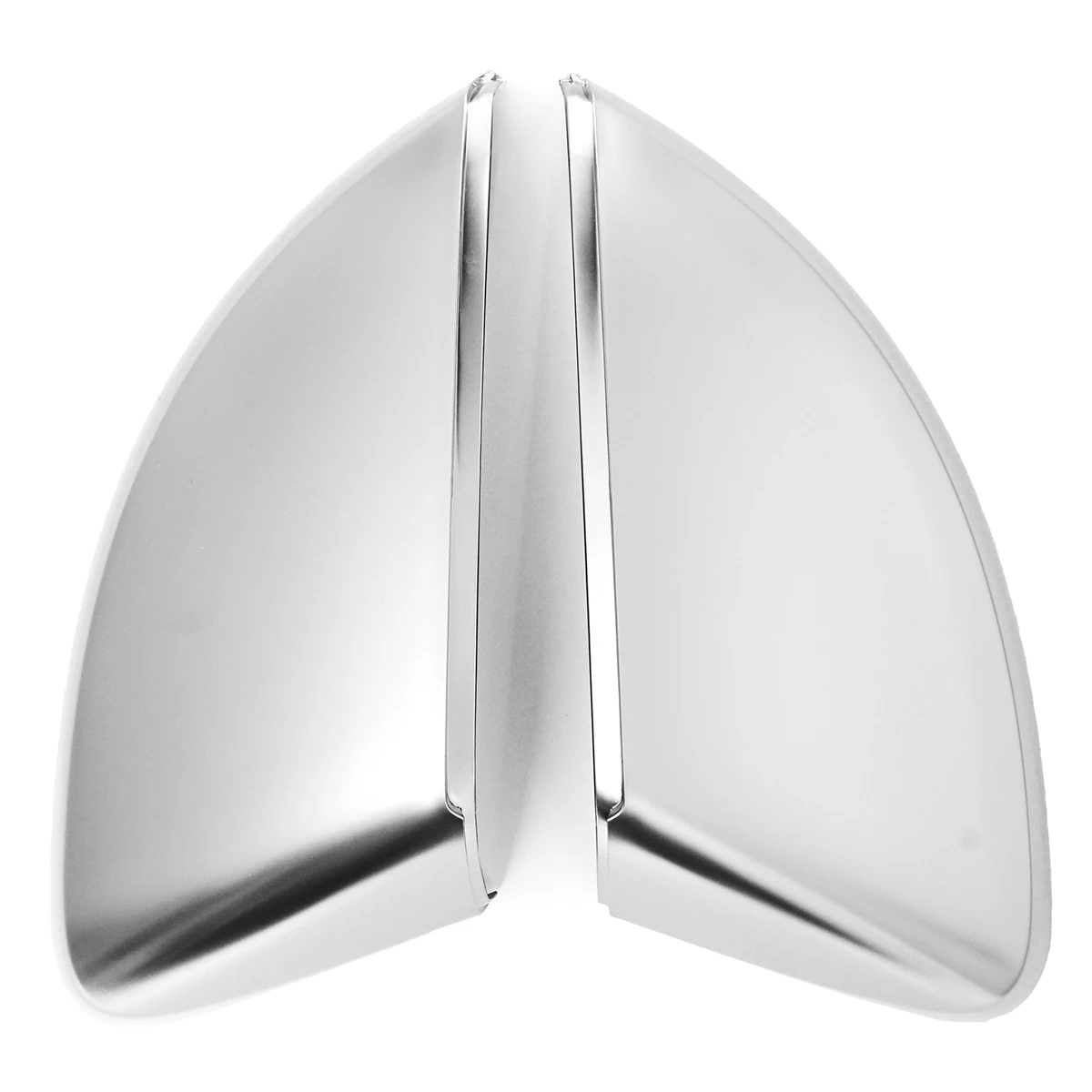 1 пара матовых хромированных чехлов для зеркала заднего вида Защитная крышка Audi A3