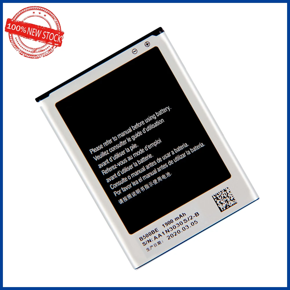 100% Оригинальный аккумулятор 1900 мАч B500BE для Samsung GALAXY S4 Mini I9190 I9192 I9195 I9198 S4Mini 3pins