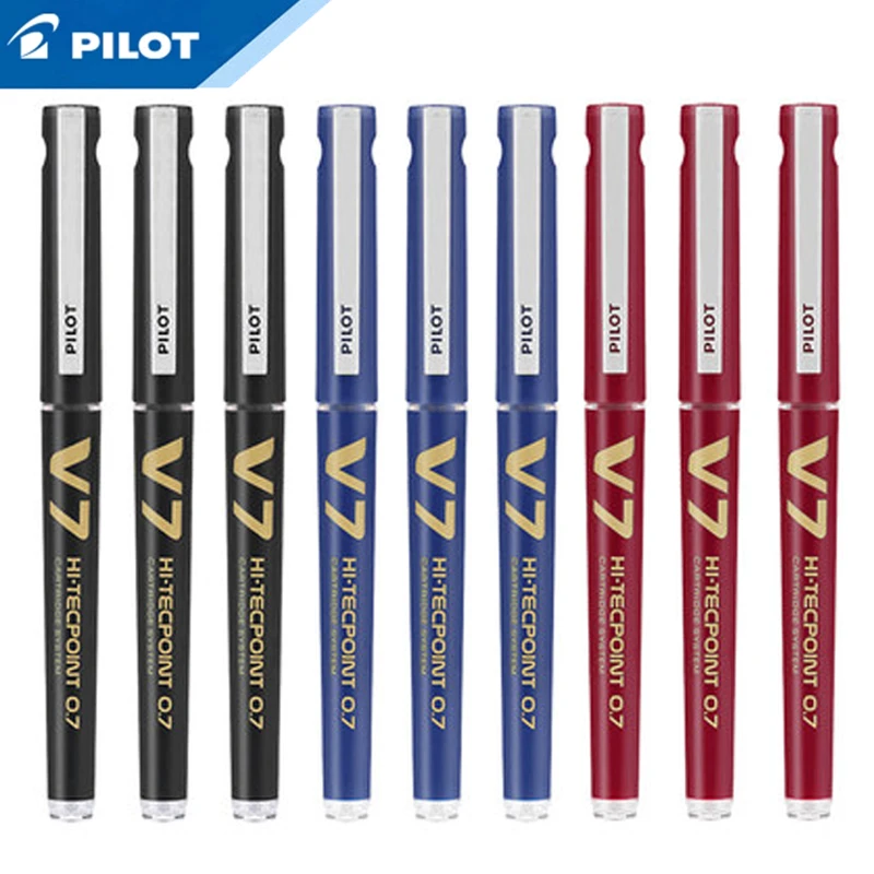 

PILOT Gel Pen BXC-V7 0.7mm Straight Liquid Full Needle Tube Pen Point Writing Tool The Writing Length Is about 1300-1700M