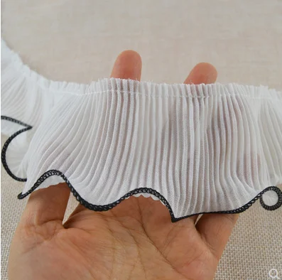 3 ярда/6 5 см шифон кружевной отделкой лоскутный материал DIY швейный воротник