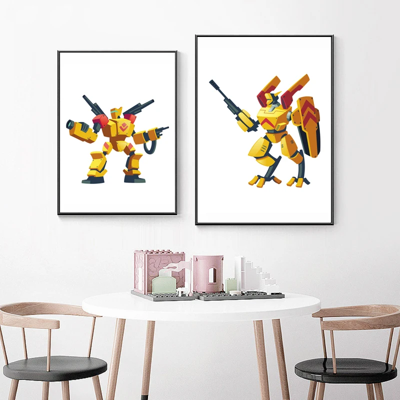 Детский день рождения рождение мальчика Gifts деформация робот мультфильм плакат