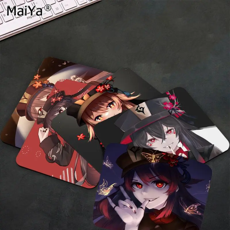 

Новинка, игровой удобный коврик для мыши MaiYa Hu Tao Genshin, игровой коврик для мыши, гладкий коврик для мыши, коврик для мыши для настольных компью...