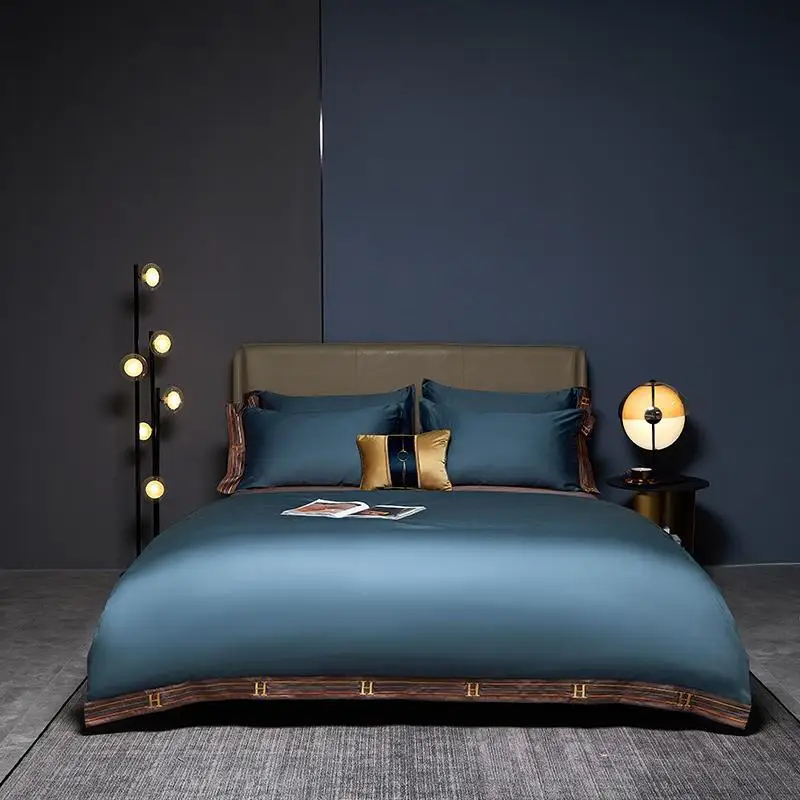 

Комплект постельного белья IvaRose HOME TEXTILE, хлопок, длинно-фиолетовый, двойной/королевский