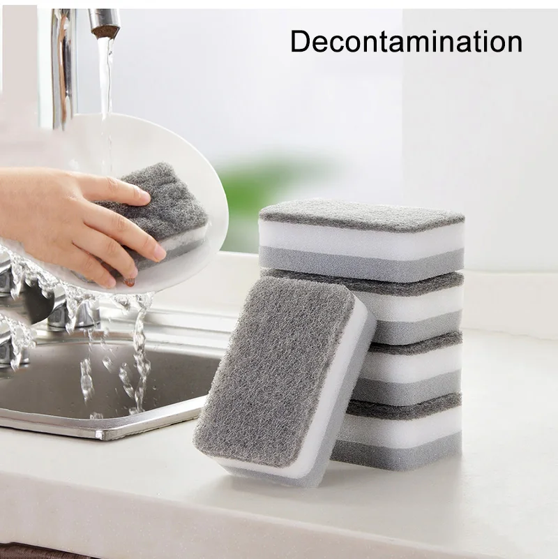 Kitchen nonstick oil scouring pad oil cleaning cloth washing cloth to wash cloth towel brush bowl cloth sponge Sponge Magic Wipe