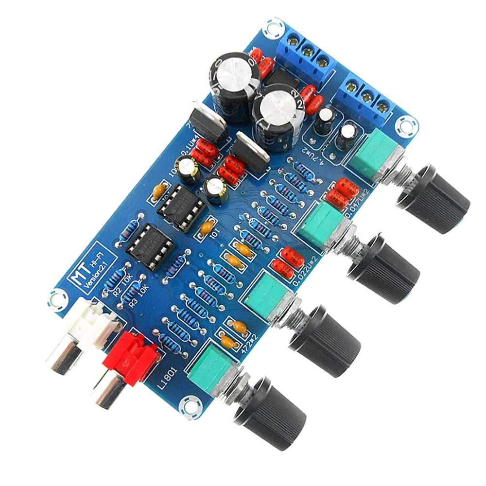 XH-M164 NE5532 Stereo Pre-усилитель предусилитель Tone Board Audio 4 усилитель каналов Module 4CH Control