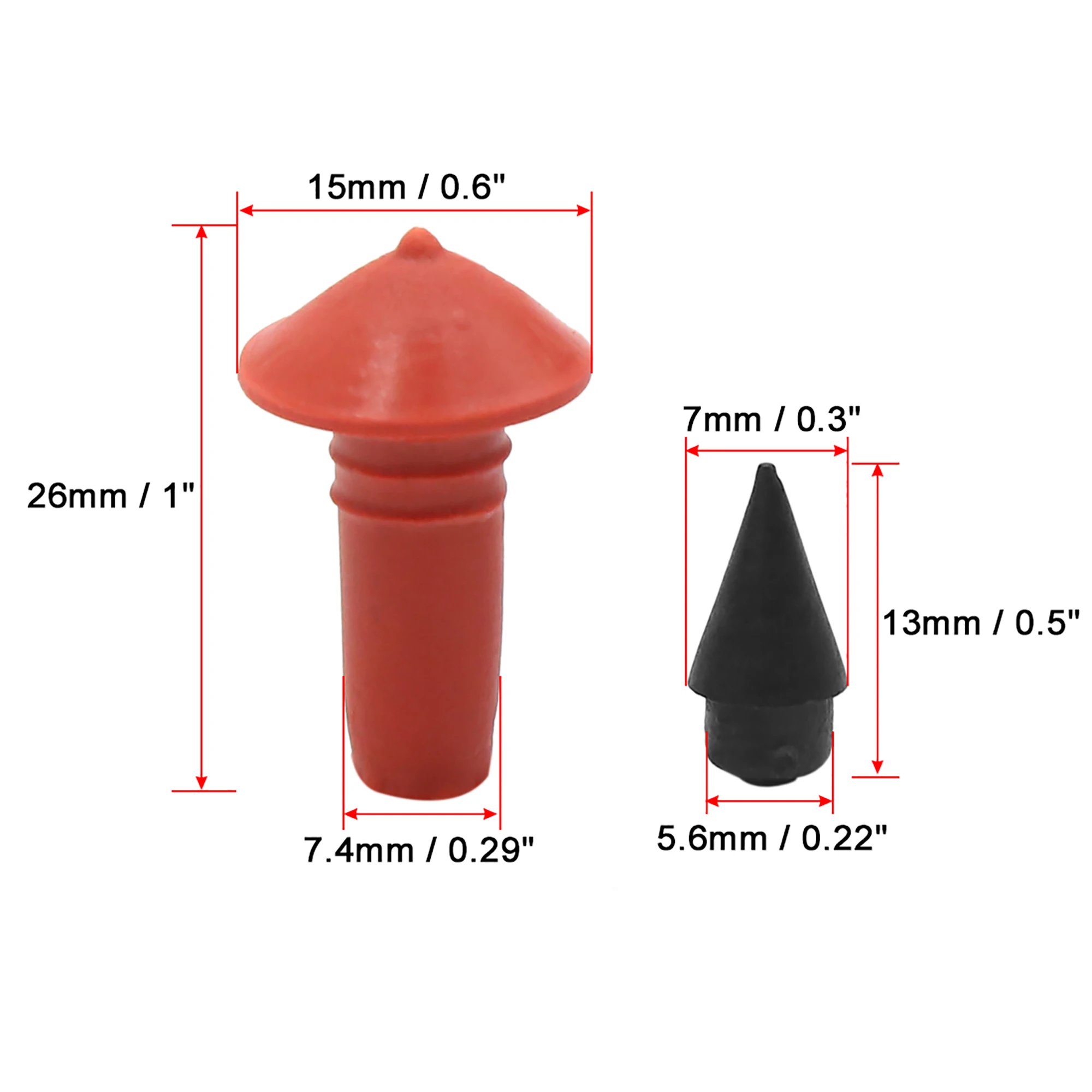 Uxcell 170 шт. универсальные в форме гриба бескамерные шины Ремонт Вставки розетки