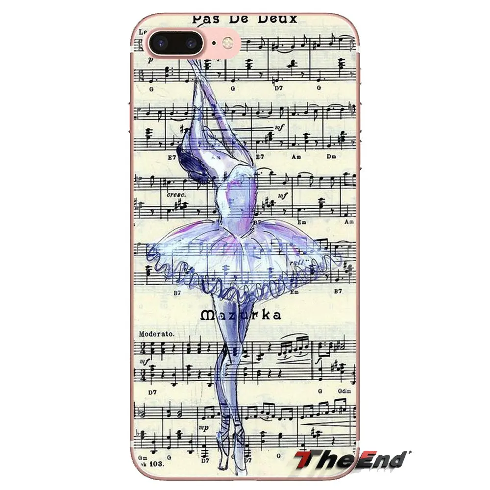 Прозрачные чехлы из ТПУ для балета сексуальные женские танцевальные Чехлы huawei mate