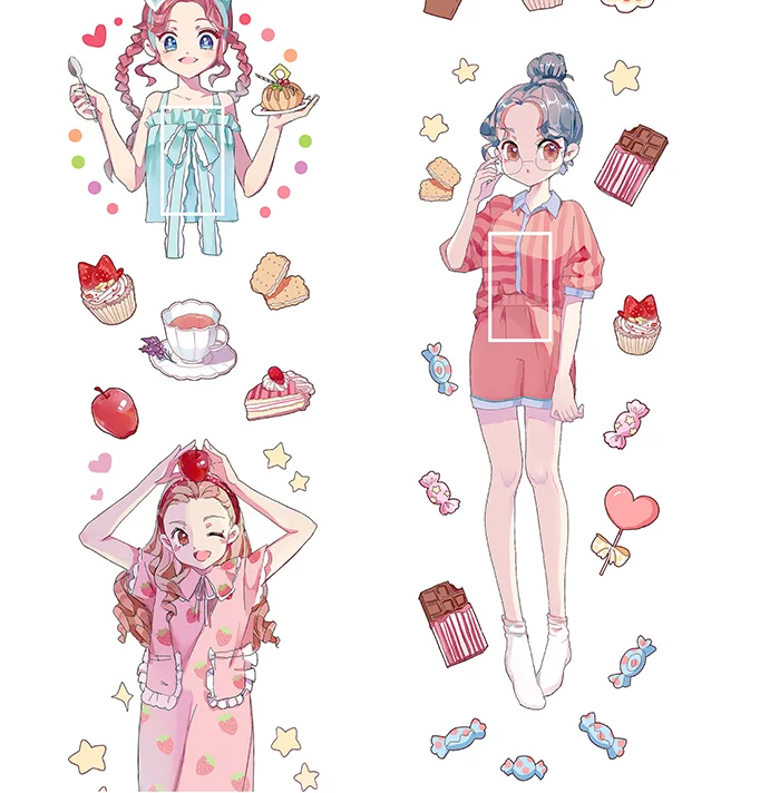 

Cute Desserts Girl Washi Tape 35mmx3m