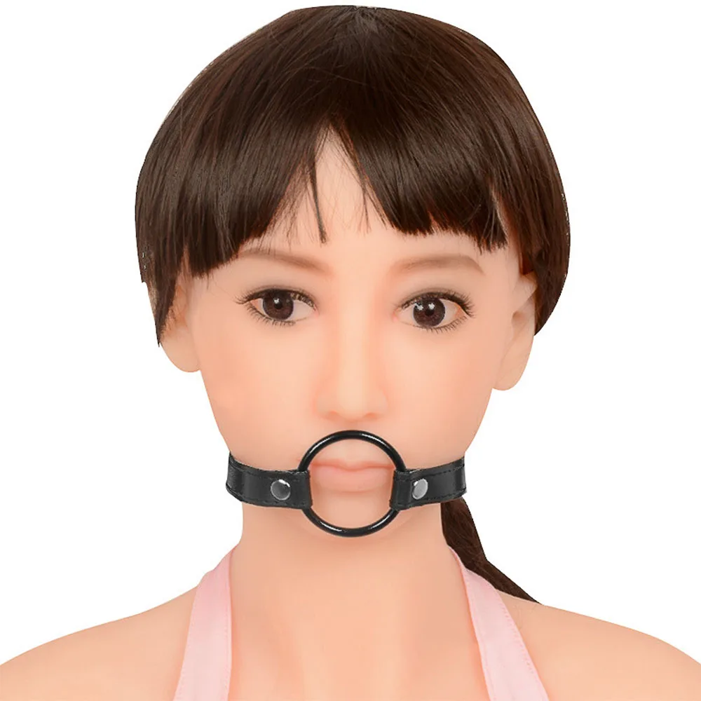 EXVOID кожаная заглушка для рта фиксация орального связывания БДСМ уплотнительное