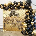 Фон для дня рождения и вечеринки, занавеска, Блестящий Фон, 2 м, блестящий настенный фон с блестками, занавеска, Свадебный декор, детский душ