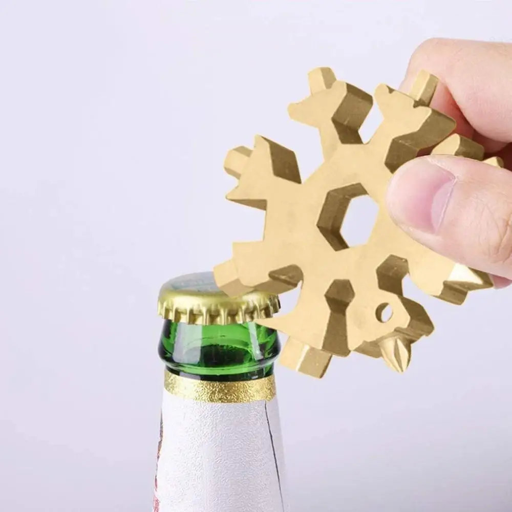 

New Multifunctional Octagonal 18-in-one Snowflake Wrench Portable Hexagon Socket Combination Snowflake Screwdriver