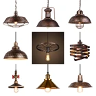 Промышленная винтажная Подвесная лампа, светодиодный потолочный светильник в стиле ретро, лофт, люстра для дома, гостиной, кухни, осветительный прибор