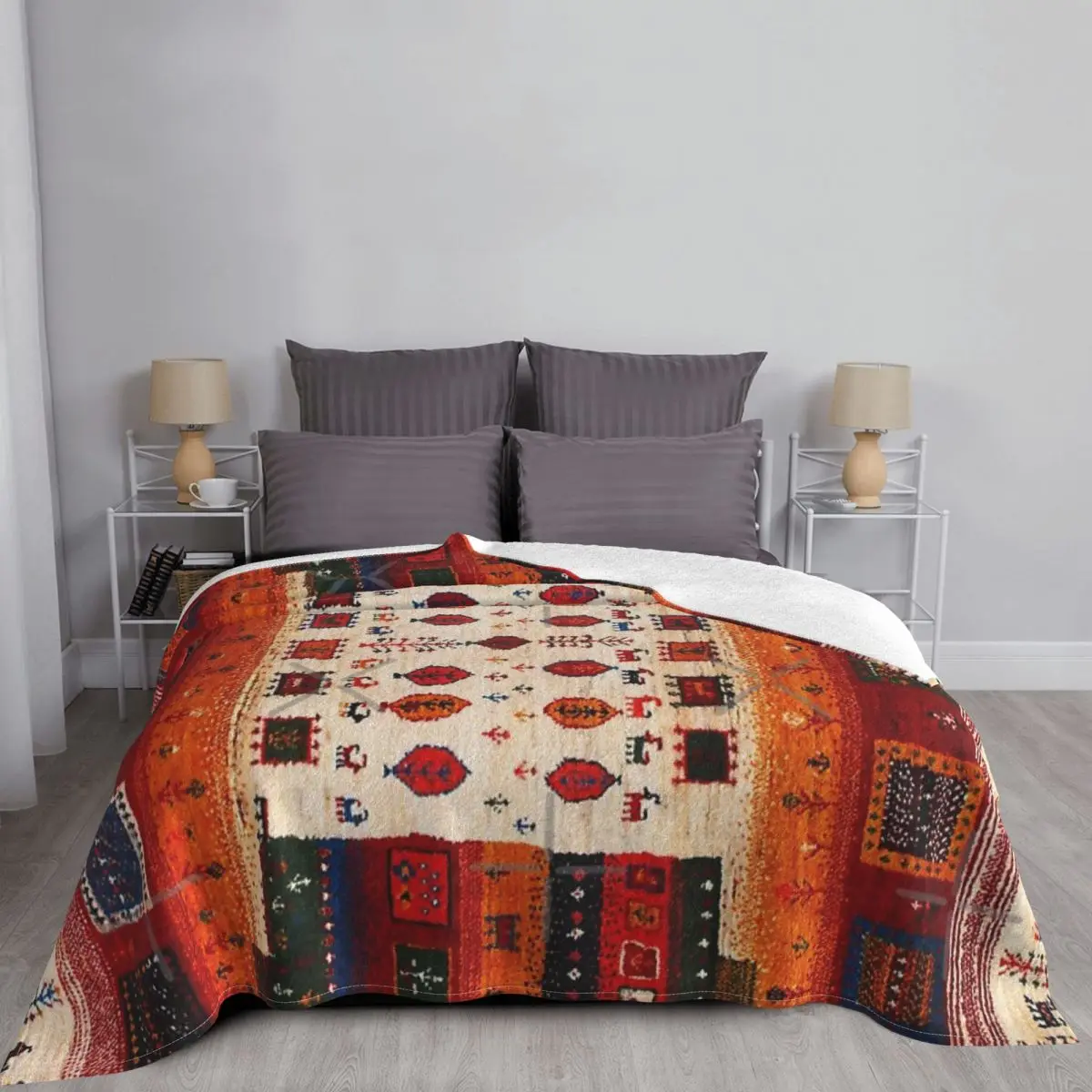 Arteresting-Manta Bohemia marroqu&iacute; tradicional, ropa de cama, alfombra, cubierta de cama, 240 de calor seco-5