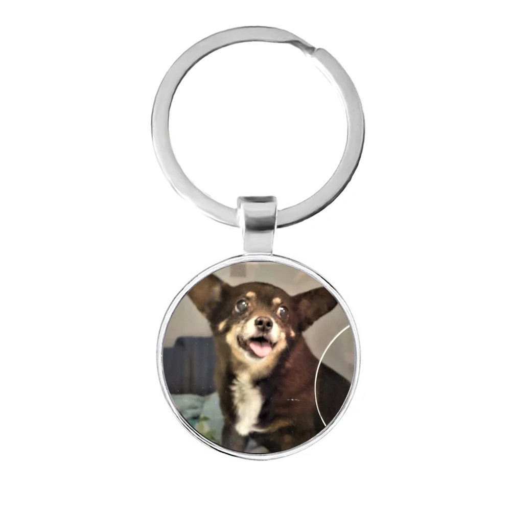 Кольцо для ключей с изображением собаки и ребенка кольцо из сплава 25 мм|Брелоки| |