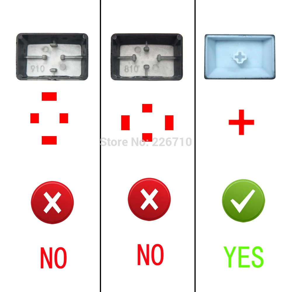 

Silver Color Keycaps for Razer Gaming Mechanical Keyboard 1234/WASD Keys Light Through Back Lit Cherry MX Compatible