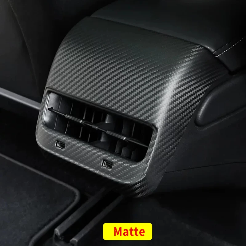 Air outlet panel for Tesla model 3 accessories/car accessories model 3 tesla three tesla model 3 carbon/accessoires