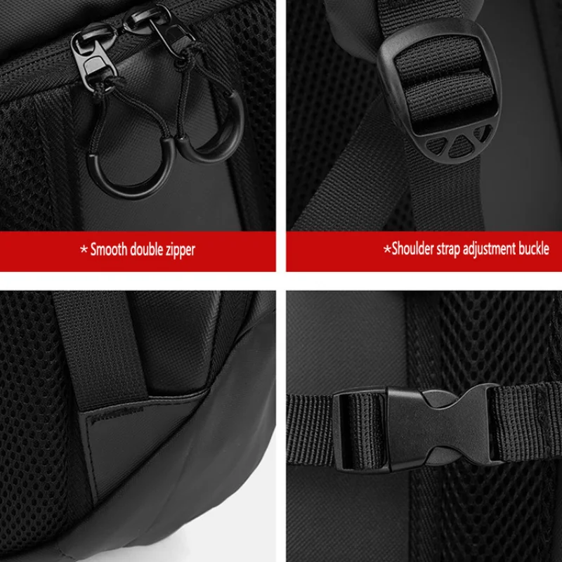 

Large Capacity Motorcycle Helmet Bag Waterproof Cloth Moto Motorbike Backpack Reflective Cycling Traveling Package 3 Colors
