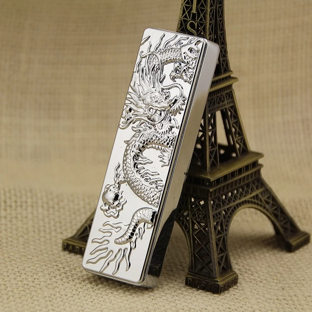 

Creative Dargon Gas Lighter Butane Metal Windproof Cool Funny Esqueiro Torch Turbo Smoking Cigarette Encendedores Gadgets Mens
