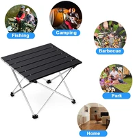camping table outdoor portable foldable desk furniture computer bed ultralight aluminium hiking climbing picnic folding tables
