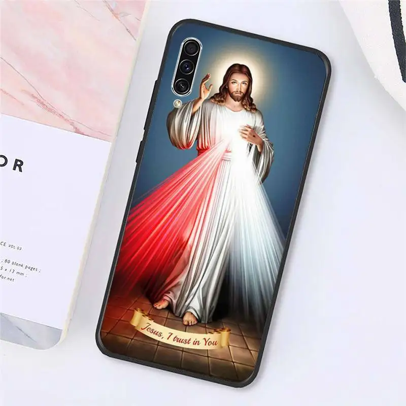 

Jesus Christ art pattern Phone Case For Samsung galaxy A S note 10 7 8 9 20 30 31 40 50 51 70 71 21 s ultra plus