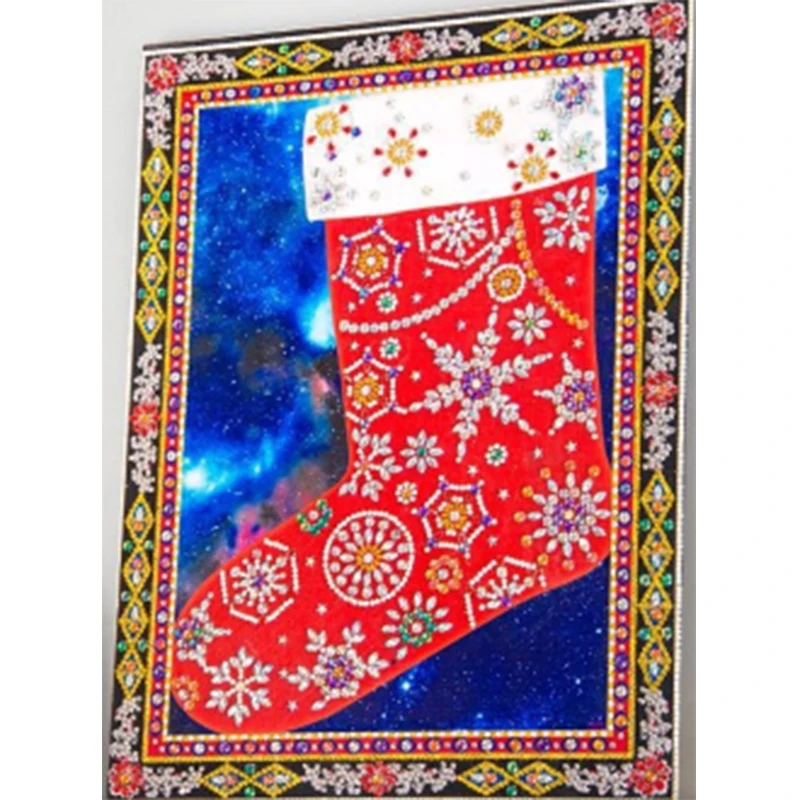 

Алмазная вышивка 5D в форме Рождества, зимний пейзаж