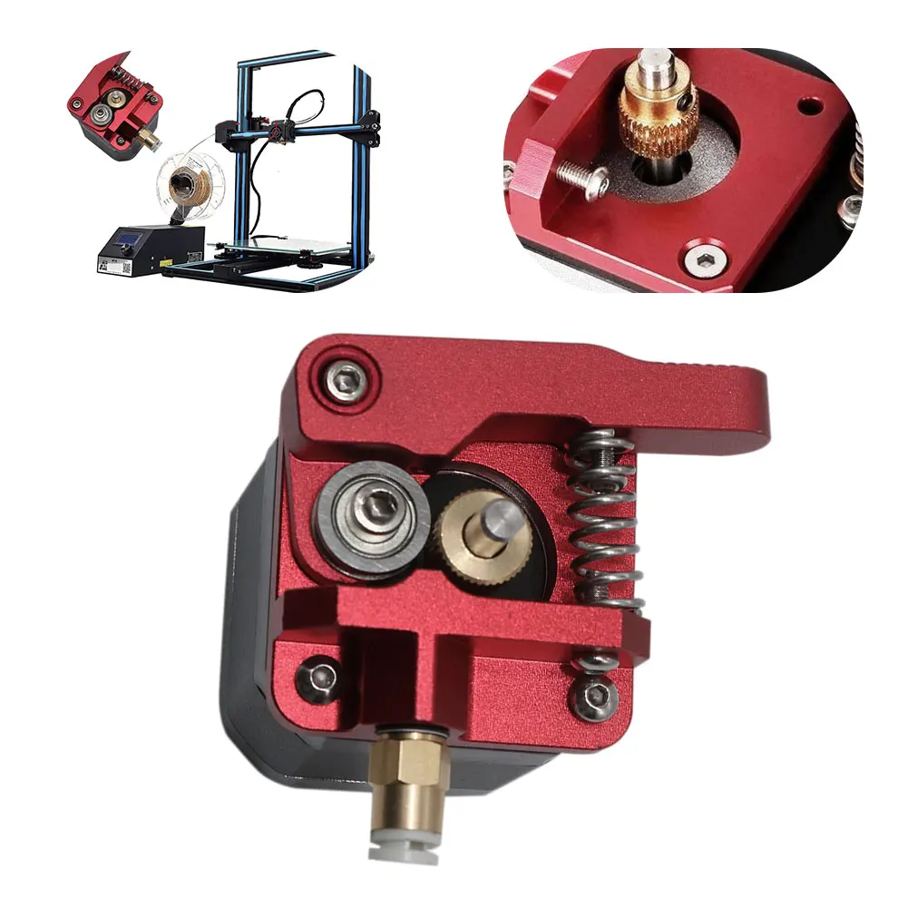 

Aluminum 3D Printer Extruder For Creality CR-10 Series Ender 3 Series And Ender-5 Series 3D Printer Metal Accessories Right Hand