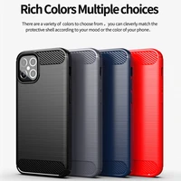 for iphone 12 pro max case carbon fiber anti knock shockproof silicone case for iphone se 2020 iphone 12 pro max iphone 12 mini