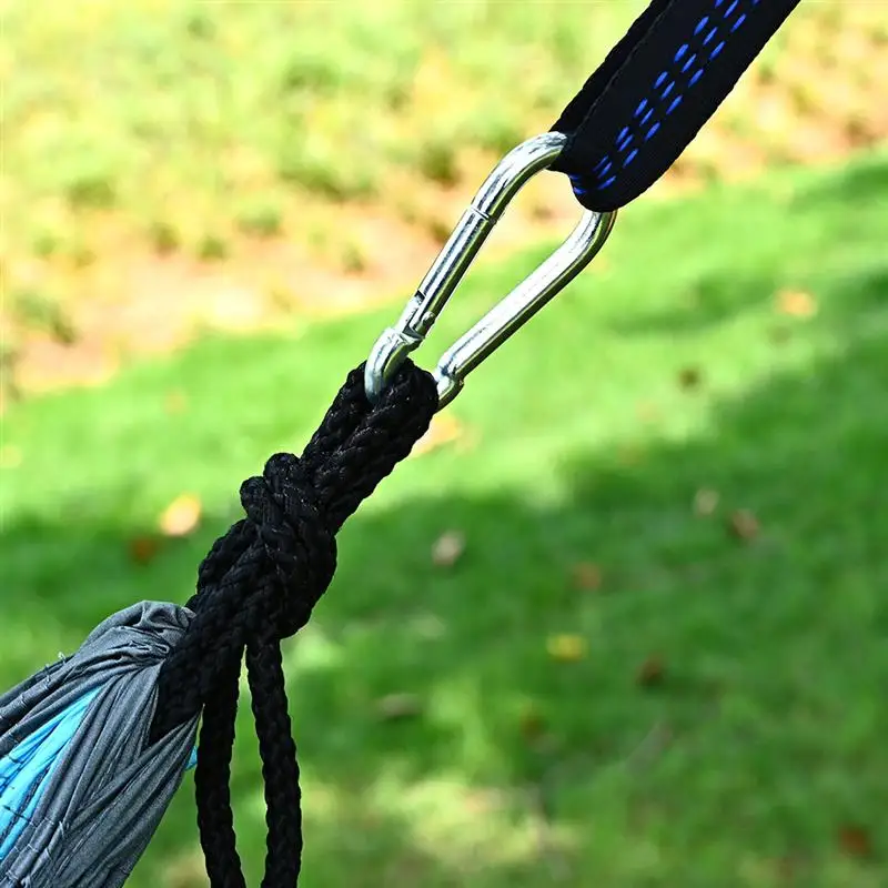 

Portable Double Hammock Hanging Bed Sleeping Swing Hammock Parachute Hammocks for Backpacking Travel Beach Camping Hiking