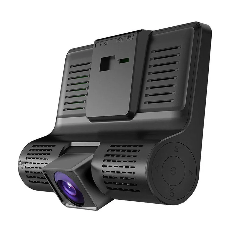 35# Dash Cam двойной объектив Full HD 1080P " ips автомобиль DVR камера Передняя+ Задняя камера ночного видения видео рекордер g-сенсор режим парковки