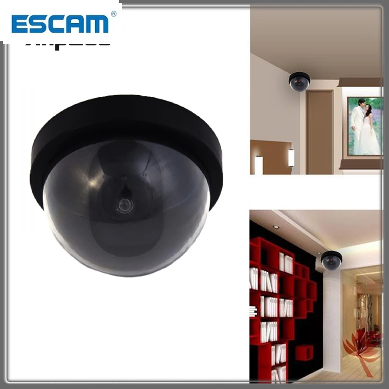 

Fake Dummy CCTV Camera With Flashing LED ESCAM 003 For Outdoor or Indoor Realistic Looking Fack Camera for Security