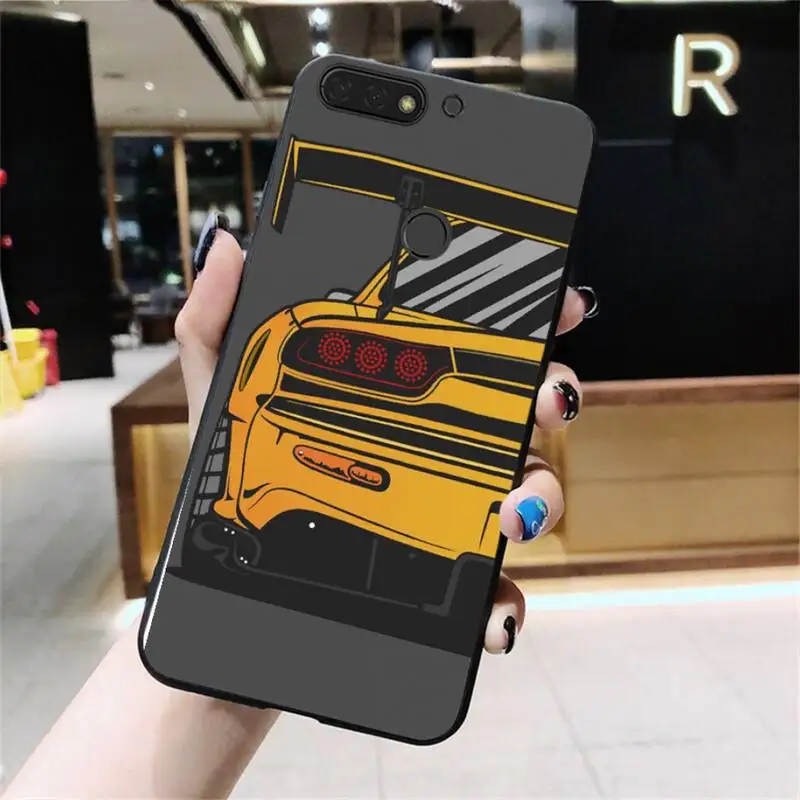 

Cartoon car tail light JDM Phone Cases For Huawei Honor 7C 7A 8X 9X 8A 10i 20lite 10 9 lite 20 8C 8S 7S 9A 10X lite