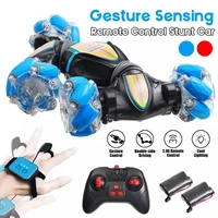 watch remote control stunt car gesture induction twisting off road vehicle light music drift dancing rc toy gift for kids
