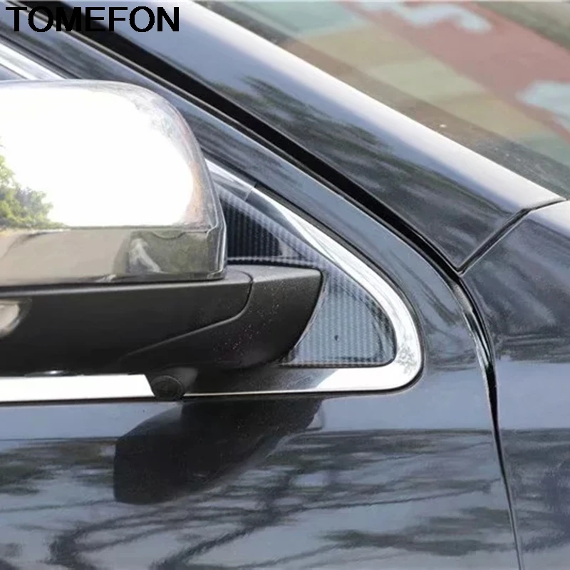 TOMEFON для Jeep Grand Cherokee 2014 2015 ABS углеродное волокно краска красная передняя дверь